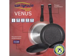 Pack De 3 Casseroles ø20 / 24 Et 28 Cms + 3pc Set D'ustensiles De Cuisine En Silicone -Herman Miller Magasin materiel et ustensile de cuisson 19088125