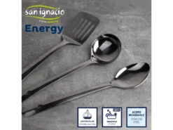 3 Paquet De 3 Casseroles ø20 / 24 Et 28 Cms + 3pc Set D'ustensiles De Cuisine En Acier Inoxydable -Herman Miller Magasin materiel et ustensile de cuisson 19088137