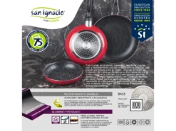 Pack De 3 Casseroles Couverts ø16cm ø20cm ø24cm + 3pc Ustensiles De Cuisine En Silicone Et En Bois -Herman Miller Magasin materiel et ustensile de cuisson 19088155