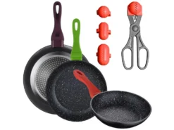 Pack De Patch 3 0/28 Cm En Aluminium Forgé + Ustensile Multi-utilisations Avec 4 Moules Interchangeables