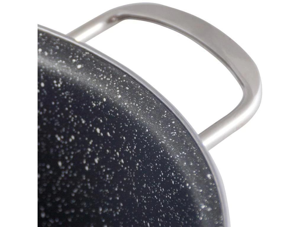 Cocotte De 20 Cm Avec Couverts Avec Revêtement Intérieur En Marbre Et Extérieur En émail Oceania Avec Poignée En Acier Inoxydable 4 Cocotte De 20 Cm Avec Couverts Avec Revêtement Intérieur En Marbre Et Extérieur En émail Oceania Avec Poignée En Acier Inoxydable – Image 4