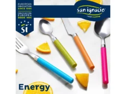 Pack De 3 Casseroles ø20 / 24 Et 28 Cms + 24pc De Couverts En Acier Inoxydable Avec Des Manches Multicolores -Herman Miller Magasin materiel et ustensile de cuisson 19088435