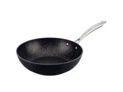 Wok 28x8,0 Cm En Aluminium Forgé Adapté à La Cuisson Par Induction Vita