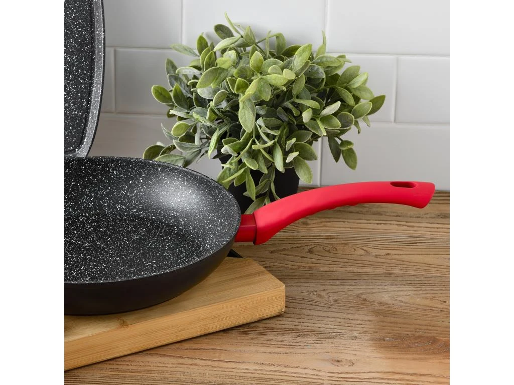 WOK 28CM POÊLE À FRIRE ÉNERGÉTIQUE À INDUCTION EN ALUMINIUM FORGÉ 28CM 3 WOK 28CM POÊLE À FRIRE ÉNERGÉTIQUE À INDUCTION EN ALUMINIUM FORGÉ 28CM – Image 3