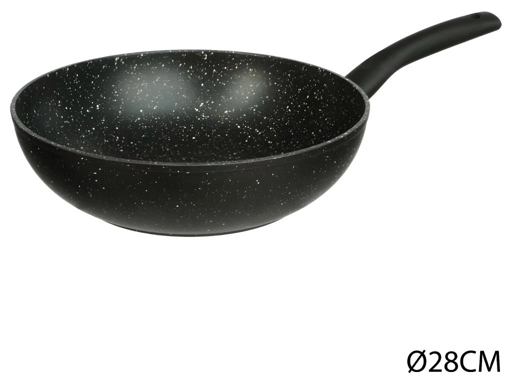 Wok Alu Forgé Caractère D28 2 Wok Alu Forgé Caractère D28 – Image 2