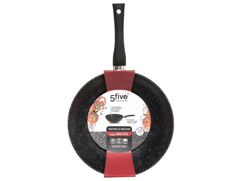 Wok Alu Forgé Caractère D28 3 Wok Alu Forgé Caractère D28 – Image 3