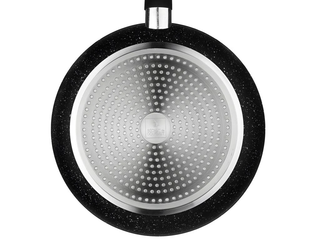 Poêle Alu Forgé Caractère D28 Noir - FIVE 5 Poêle Alu Forgé Caractère D28 Noir - FIVE – Image 5