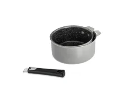 Studio Gris - Série 2 Casseroles 16-18 Cm Et 1 Poignée