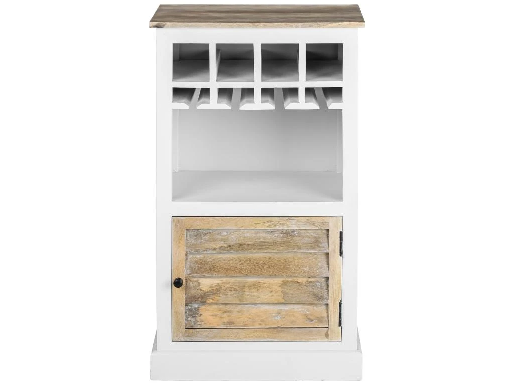 Casier à Vin En Bois Blanc/naturel Range 4 Bouteilles WOMO-DESIGN 4 Casier à Vin En Bois Blanc/naturel Range 4 Bouteilles WOMO-DESIGN – Image 4