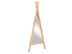 Miroir Enfant Tipi En Bois De Mindi - L. 55 X H. 120 Cm - Naturel - BATAM -Herman Miller Magasin miroir 4266183