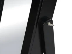 Armoire à Bijoux Miroir Psyché En MDF Et Bois De Sapin BERENICE - H.120 Cm - Noir -Herman Miller Magasin objet decoration interieure 501701