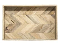 Set De 2 Plateaux En Bois De Manguier -Herman Miller Magasin presentation et service 12402969