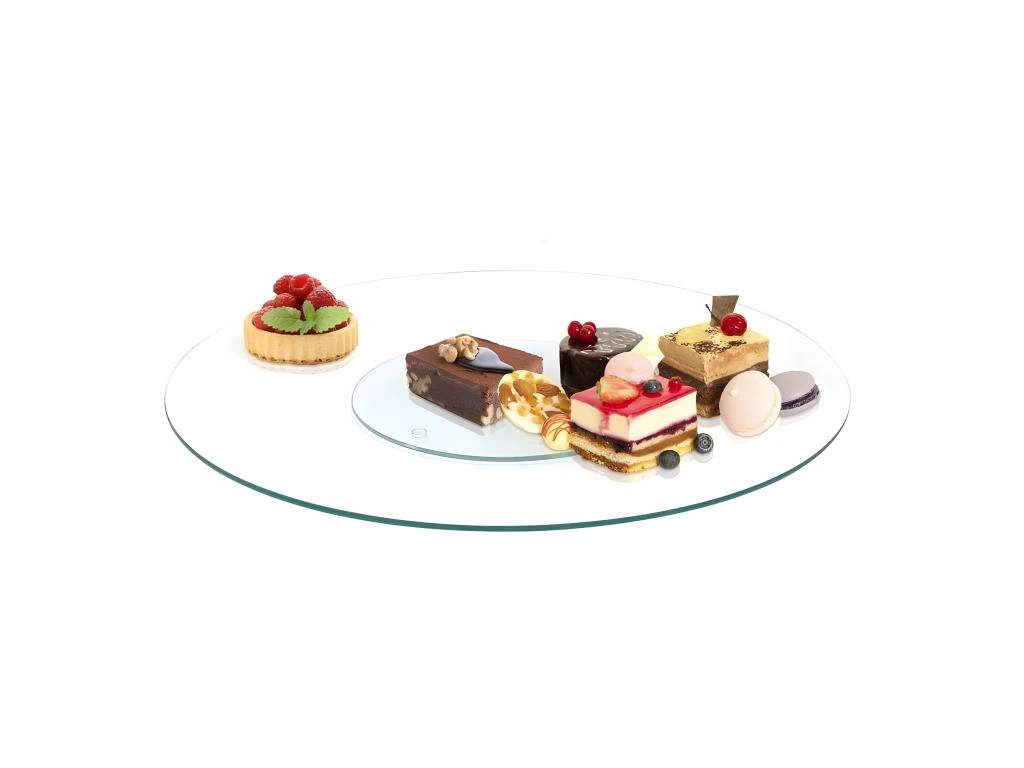 Plateau Tournant En Verre 45 Cm 3 Plateau Tournant En Verre 45 Cm – Image 3