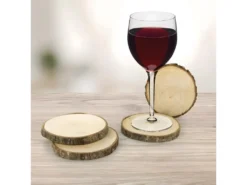 Set De 4 Dessous De Verre En Rondin De Bois 11 Cm -Herman Miller Magasin presentation et service 12762827