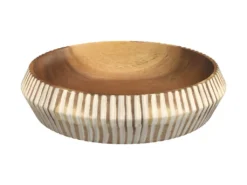 Plat Décoratif Khan En Bois Gravé