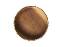 Plat Décoratif Khan En Bois Gravé -Herman Miller Magasin presentation et service 12998817