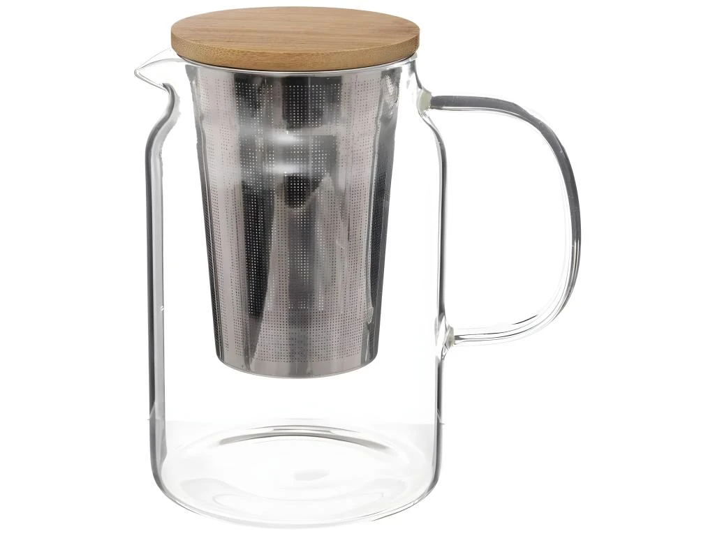 Théière En Verre "Mia" 90cl Transparent 1 Théière En Verre "Mia" 90cl Transparent