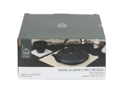 Théière Design En Céramique "Chan" 60cl Noir -Herman Miller Magasin presentation et service 13584489