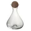 Carafe & Bouchon Design "Verra" 27cm Transparent