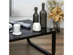 Bouteille En Verre Design "Clapet" 50cl Gris -Herman Miller Magasin presentation et service 13700289
