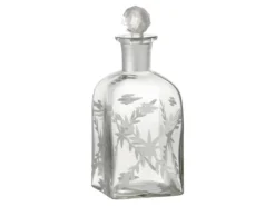 Carafe Carrée En Verre "Chloé" 23cm Transparent