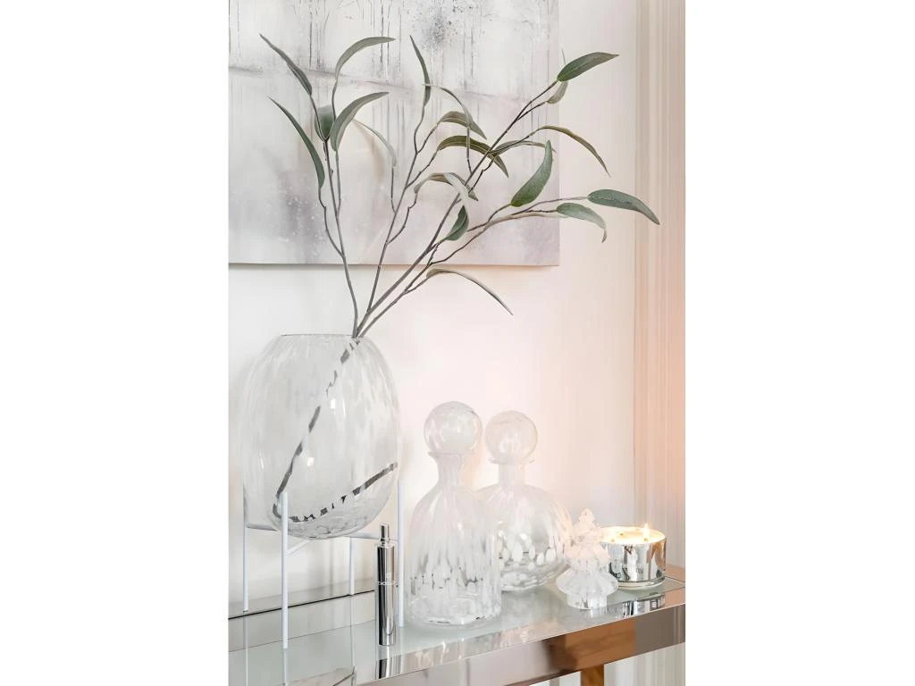 Bouteille & Bouchon "Pois Déco" 31cm Transparent 3 Bouteille & Bouchon "Pois Déco" 31cm Transparent – Image 3