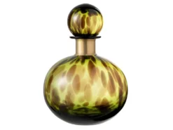 Bouteille & Bouchon "Tâche Winter" 29cm Vert