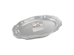 Lot De 2 Plateaux Déco "Louis XV" 58cm Argent -Herman Miller Magasin presentation et service 14133867