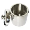 Seau à Glace En Métal "Couvercle" 1,3L Argent