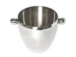 Seau à Glace En Métal "Champagne" 1L Argent