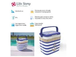 Réfrigérateur Life Story 29l Classic Navy -Herman Miller Magasin presentation et service 20099367