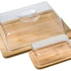 Boite Fromage +Beurrier Bambou Naturel - FIVE