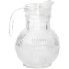 Pichet En Verre Strié 1.8 Litres