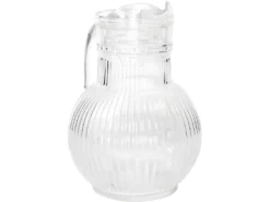 Pichet En Verre Strié 1.8 Litres -Herman Miller Magasin presentation et service 21884167