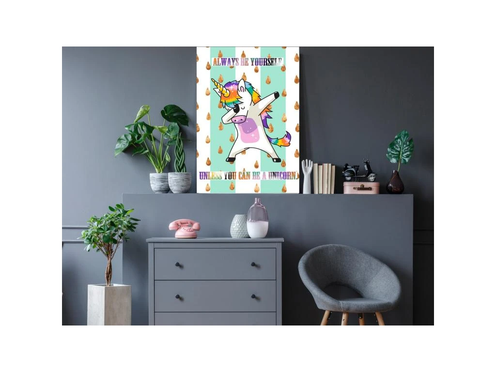 Tableau Soyez Toujours Vous-même (1 Partie) - 60 X 90 Cm 2 Tableau Soyez Toujours Vous-même (1 Partie) - 60 X 90 Cm – Image 2