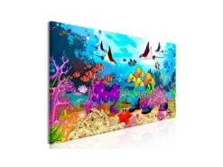 Tableau Pour Enfants Underwater Fun (1 Part) Narrow 120x40 Cm