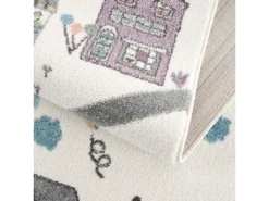 Tapis De Jeu Pour Chambre D'enfant Blanc Motif Route De L'école 140x200cm 7 Tapis De Jeu Pour Chambre D'enfant Blanc Motif Route De L'école 140x200cm -Herman Miller Magasin tapis 12537079