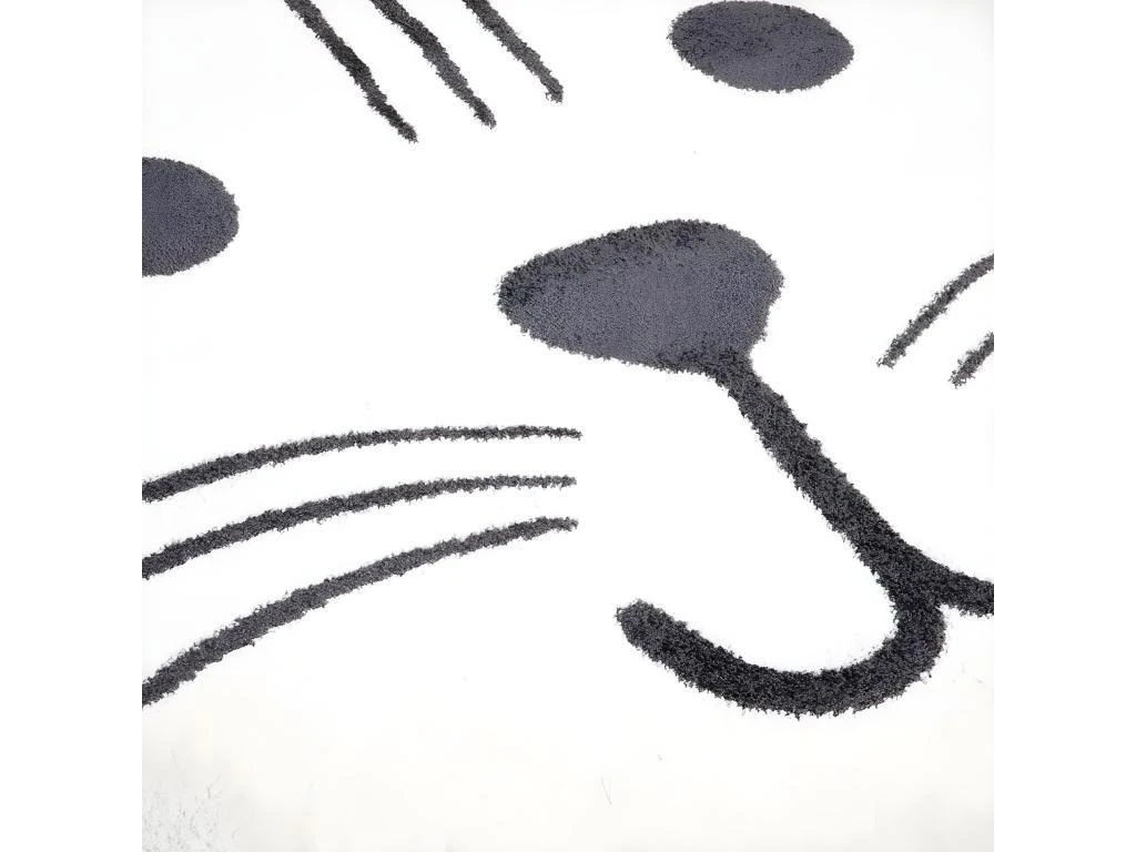 Tapis Rond Pour Chambre D'enfant Tête D'Ours 120x120cm 3 Tapis Rond Pour Chambre D'enfant Tête D'Ours 120x120cm – Image 3