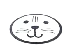 Tapis Rond Pour Chambre D'enfant Tête D'Ours 120x120cm 9 Tapis Rond Pour Chambre D'enfant Tête D'Ours 120x120cm -Herman Miller Magasin tapis 12537093