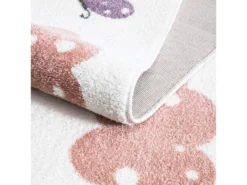 Tapis Rond Pour Chambre D'enfant Crème Motif Nuages 160x160cm -Herman Miller Magasin tapis 12537139