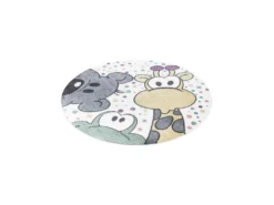 Tapis Rond Pour Chambre D'enfant Animaux Drôle 160x160cm -Herman Miller Magasin tapis 12537313