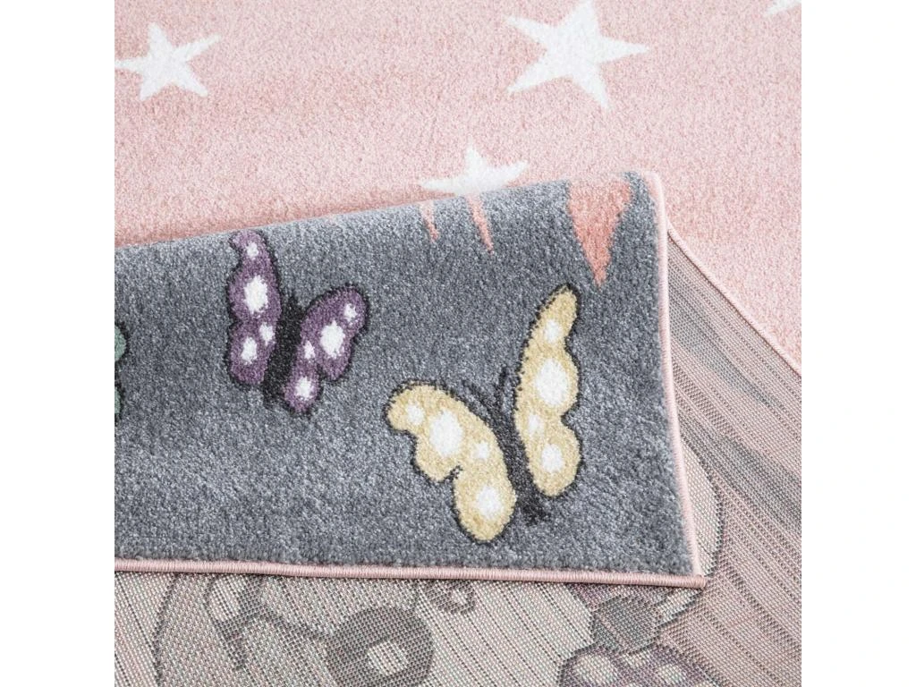 Tapis Pour Chambre D'enfant Ourson Rose Et Blanc 80x150cm 5 Tapis Pour Chambre D'enfant Ourson Rose Et Blanc 80x150cm – Image 5