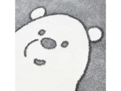 Tapis Ovale Pour Chambre D'enfant Gris Motif Ours Blanc 100x130cm 8 Tapis Ovale Pour Chambre D'enfant Gris Motif Ours Blanc 100x130cm -Herman Miller Magasin tapis 12537801