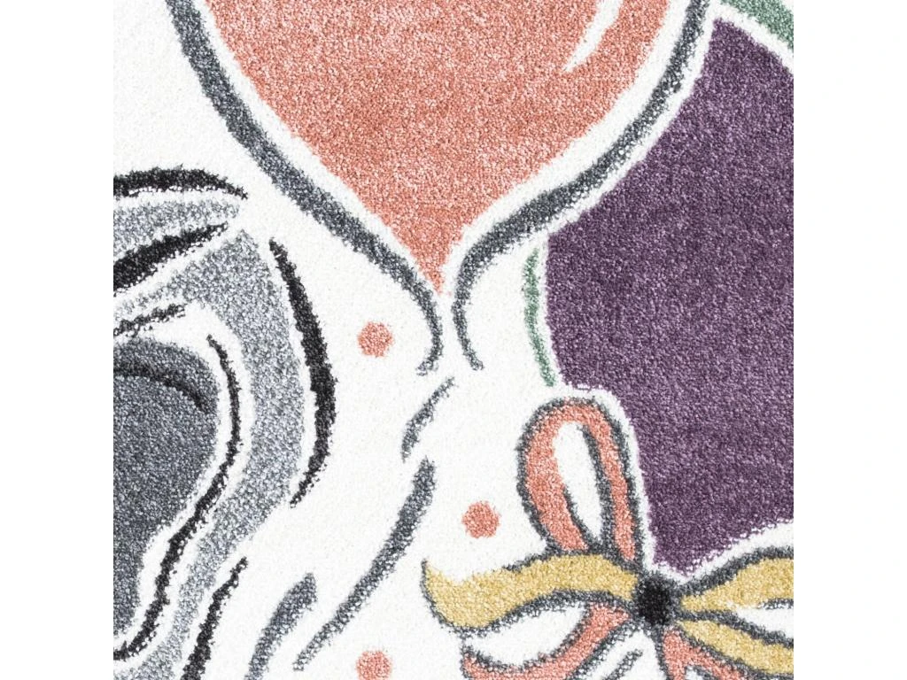 Tapis Rond Pour Chambre D'enfant Elephant Mignon 120x120cm 3 Tapis Rond Pour Chambre D'enfant Elephant Mignon 120x120cm – Image 3