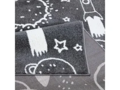 Tapis Pour Chambre D'enfant Astronaute Gris Et Blanc 140x200cm -Herman Miller Magasin tapis 12538043
