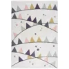 Tapis Pour Chambre D'enfant Crème Motif Guirlandes Multicolores 160x230cm