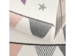 Tapis Pour Chambre D'enfant Crème Motif Guirlandes Multicolores 160x230cm -Herman Miller Magasin tapis 13500385