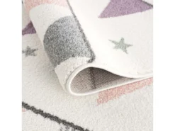 Tapis Pour Chambre D'enfant Crème Motif Guirlandes Multicolores 160x230cm -Herman Miller Magasin tapis 13500387