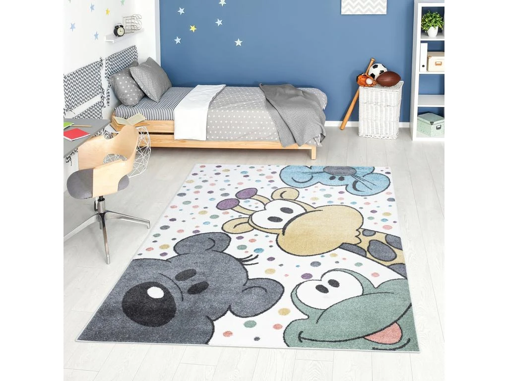 Tapis Pour Chambre D'enfant Animaux Drôle 120x160cm 2 Tapis Pour Chambre D'enfant Animaux Drôle 120x160cm – Image 2