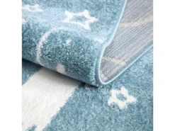 Tapis Pour Chambre D'enfant Astronaute Bleu Et Blanc 190x280cm -Herman Miller Magasin tapis 15070627